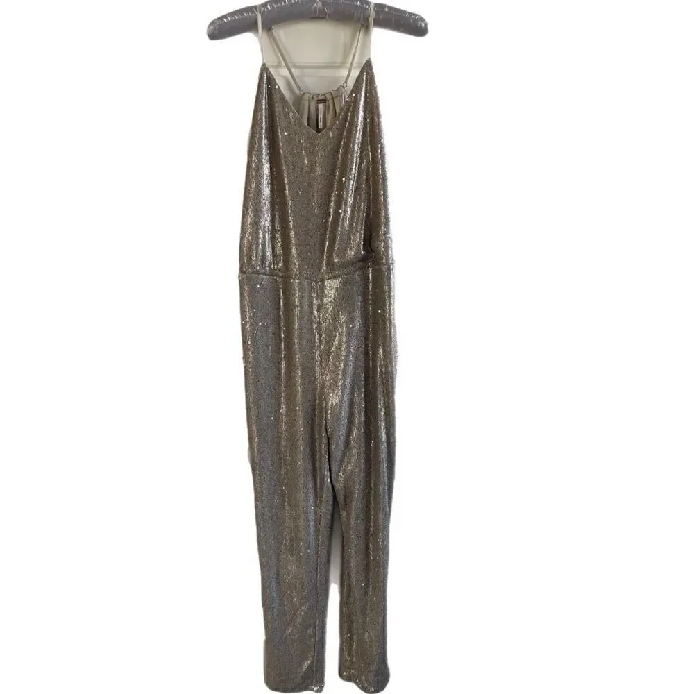 Free People Sequin Jumpsuit
